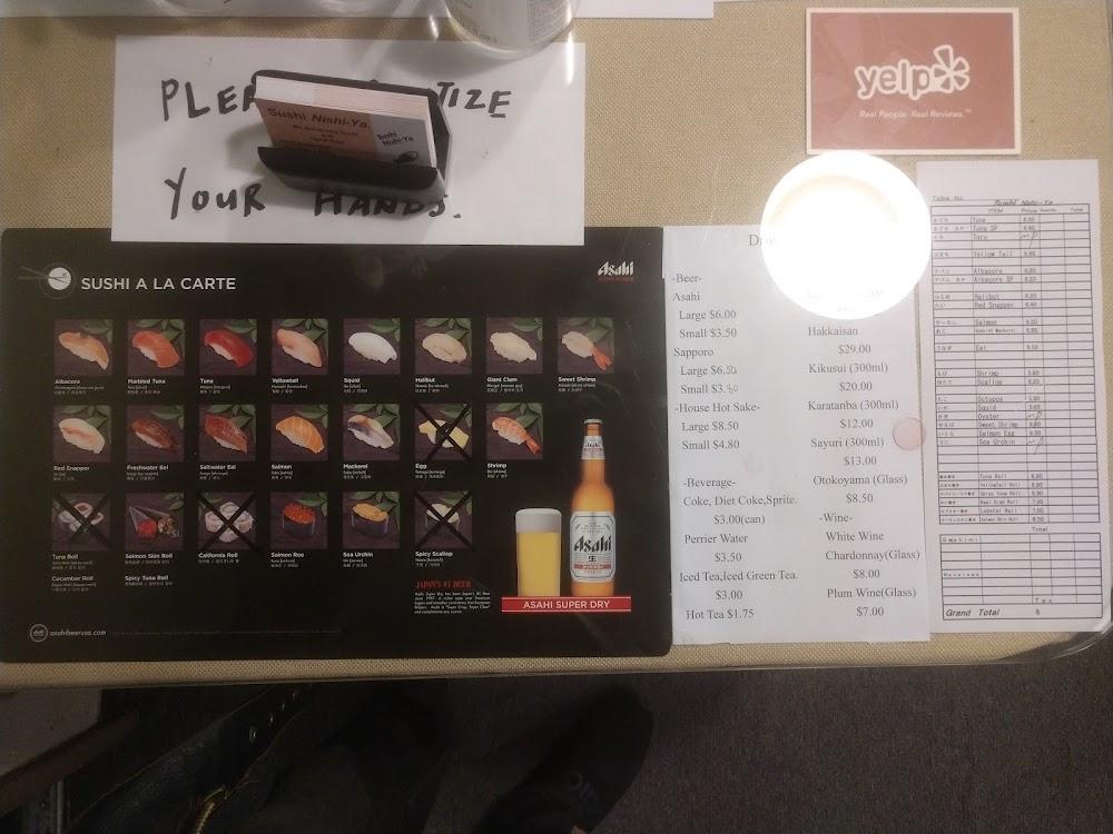 Sushi Nishi Ya Yellow Tail